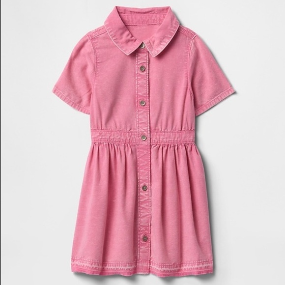 GAP Other - NWT GAP Pink Casual Kids Shirt Dress